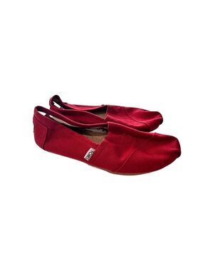 Tom's Women's Classics Canvas Flats Size US 7 Red